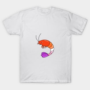 Pride Shrimp Lesbian T-Shirt